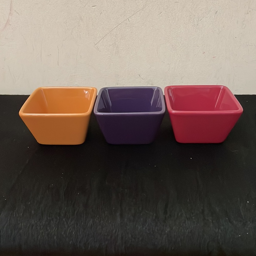 THE PAMPERED CHEF - Simple Collection Deep Square Bowls Set Of 3